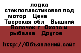 лодка стеклопластиковая под мотор › Цена ­ 25 000 - Тверская обл., Вышний Волочек г. Охота и рыбалка » Другое   